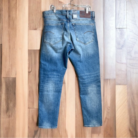 G-Star RAW 3301 Regular Tapered Jeans 34x32 NWT - Picture 3 of 5